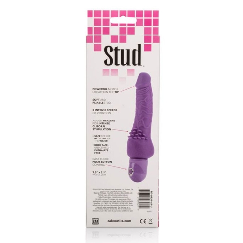 Power Stud Cliterrific Purple Vibrator | Calex