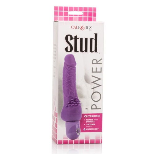 Power Stud Cliterrific Purple Vibrator | Calex