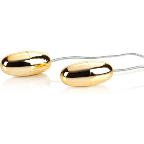 Vibrierende Kugeln Gold Duo | Calex