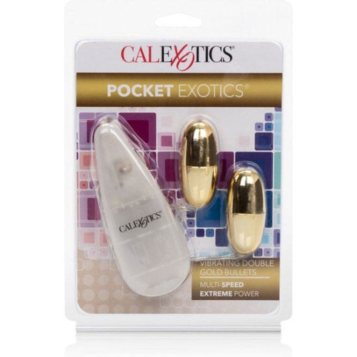 Vibrierende Kugeln Gold Duo | Calex