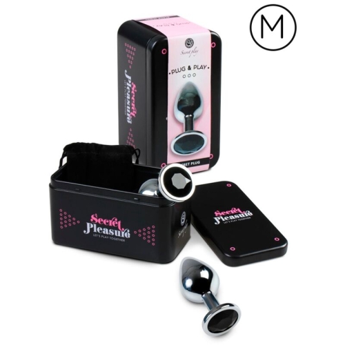 Analplug Schwarz M | Secretplay