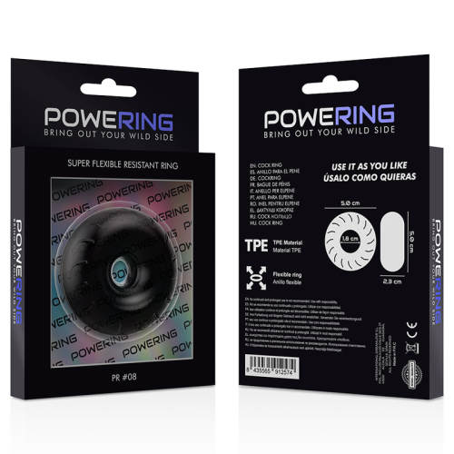 Super Flexibler Und Widerstandsfähiger Penisring 5cm Pr08 Schwarz | Powering