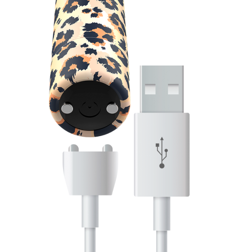 Rechargeable Bullet Leopard 10 Intensities | Custom Bullets