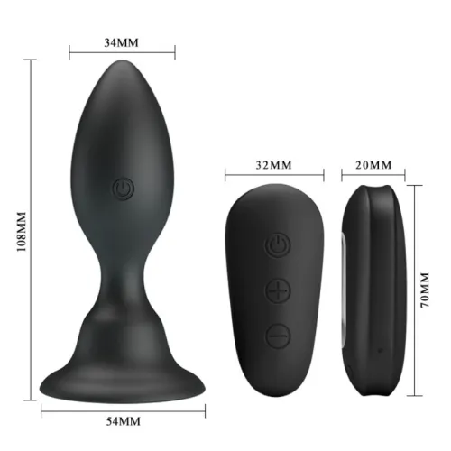 Analplug Mit Vibration Schwarz – Mr Play