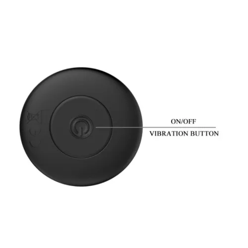 Analplug Schwarz 12 Vibrationsmodi – Mr Play