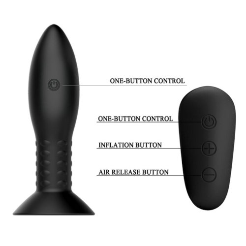 Plug Mit Schwarzen Rotierenden Perlen | Mr Play