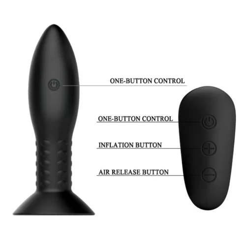 Plug Mit Schwarzen Rotierenden Perlen – Mr Play
