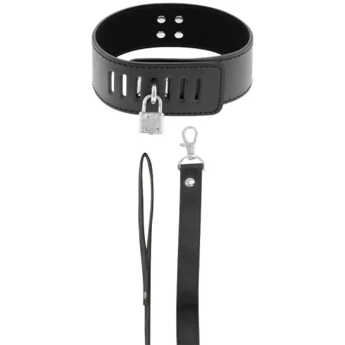 BDSM Collar with Black Lock – Darkness