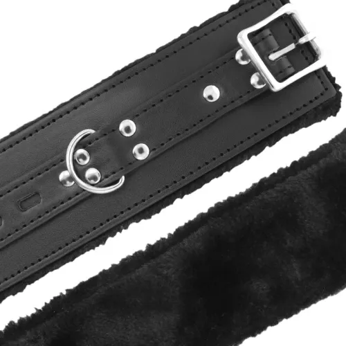 Black Lined BDSM Handcuffs – Darkness