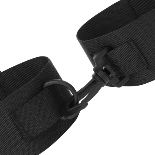 Knöchelmanschetten Aus Schwarzem Nylon | Darkness nah verschluß