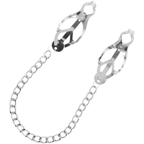 Nippelklemme Aus Metall Mit Kette | Darkness
