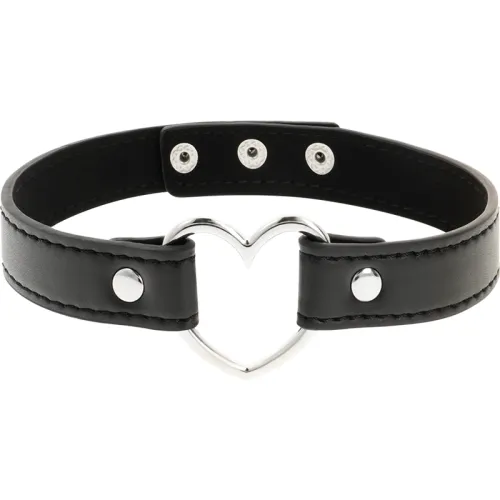 Vegane Leder Halskette Herz – Coquette Chic Desire