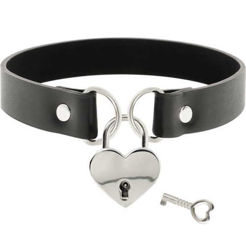 Vegane Lederhalskette Mit Herz | Coquette Chic Desire