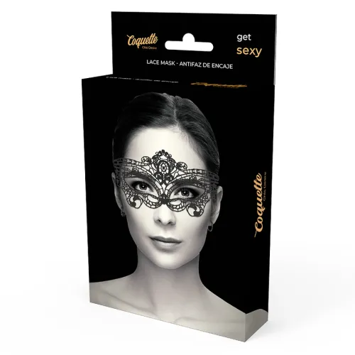 Fine Black Lace Mask – Coquette Chic Desire