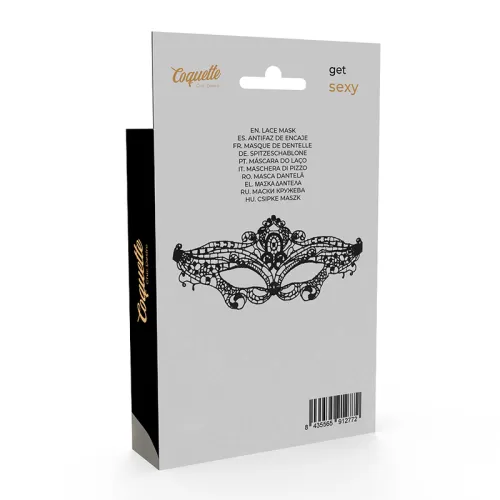 Fine Black Lace Mask – Coquette Chic Desire