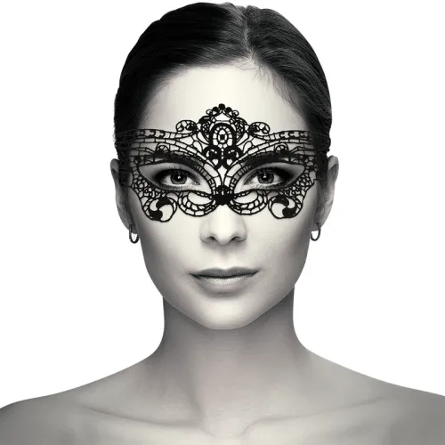 Fine Black Lace Mask – Coquette Chic Desire