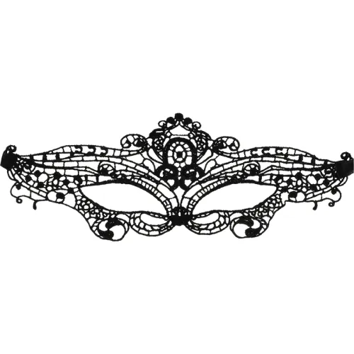 Fine Black Lace Mask – Coquette Chic Desire