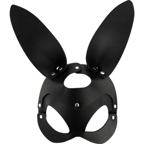 Vegan Leather Mask with Bunny Ears – Coquette Chic Desire