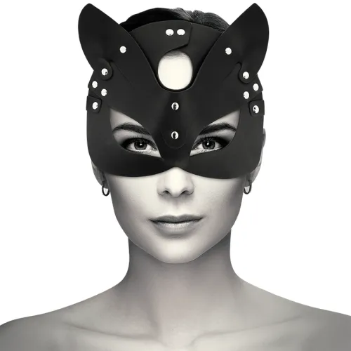 Vegane Ledermaske Mit Katzenohren – Coquette Chic Desire