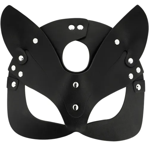 Vegane Ledermaske Mit Katzenohren – Coquette Chic Desire
