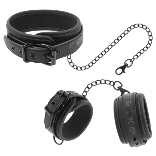 Vegan Necklace and Handcuffs – Fetish Submissive