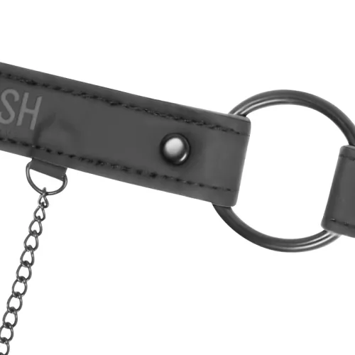 Gag Ring with Nipple Clamps – Fetish Submissive