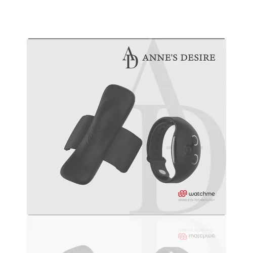 Panty Pleasure Black Watchme Kompatibel | Anne's Desire