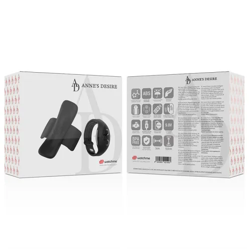 Panty Pleasure Black Watchme Kompatibel | Anne's Desire