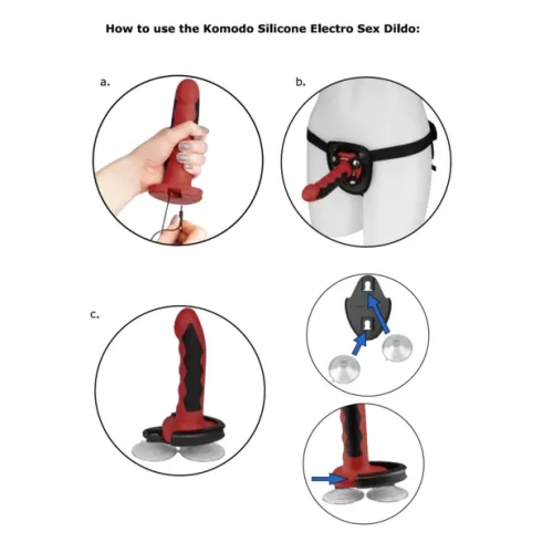 Fusion Komodo Silicone Dildo – Electrastim