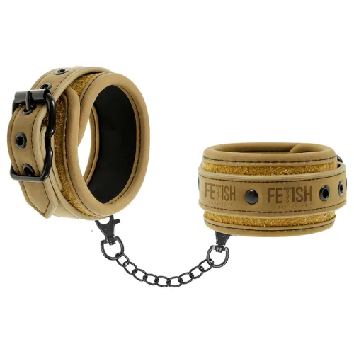 Vegan Leather Handcuffs with Neoprene Lining – Fetish Submissive