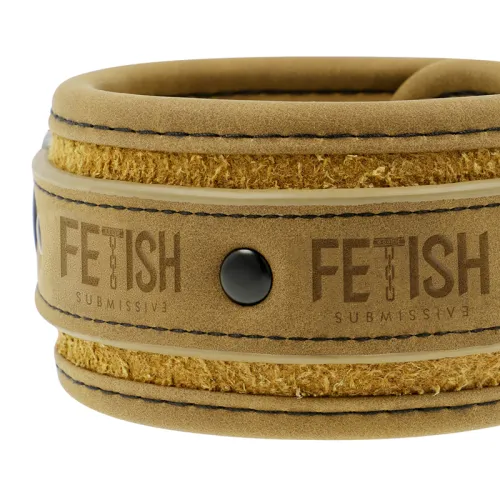 Leather handcuffs made from vegan leather – Fetish Submissive