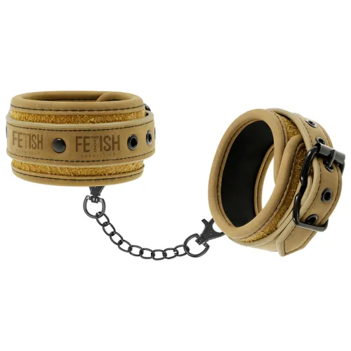 Leather handcuffs made from vegan leather – Fetish Submissive