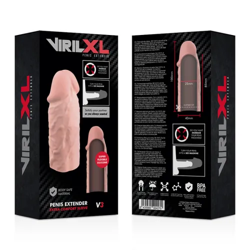 Natürliche Penisverlängerung Xtra Komfort V3 Fleisch – Virilxl