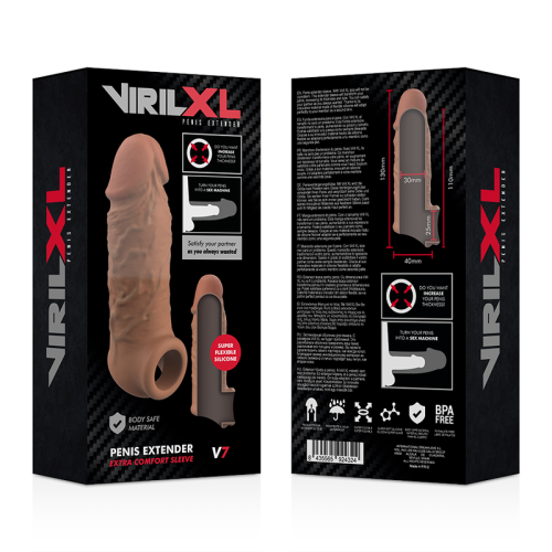 Virilxl - Flüssige Silikon V7 Braune Penisverlängerung