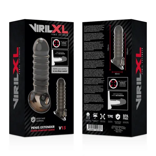 Penisverlängerung Xtra Komfort V15 Schwarz – Virlxl