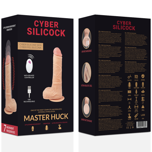 Master Huck Realistischer Vibrator | Cyber Silicock