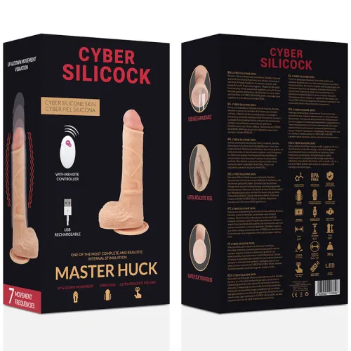 Master Huck Realistic Vibrator | Cyber ​​Silicock