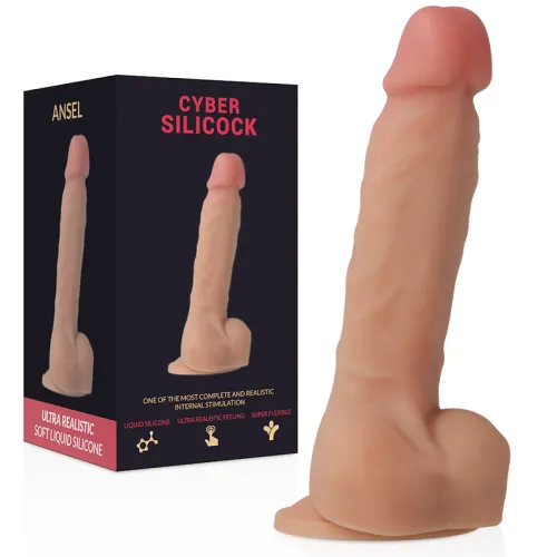 Ansel Realistischer Dildo 15.5cm – Cyber Silicock
