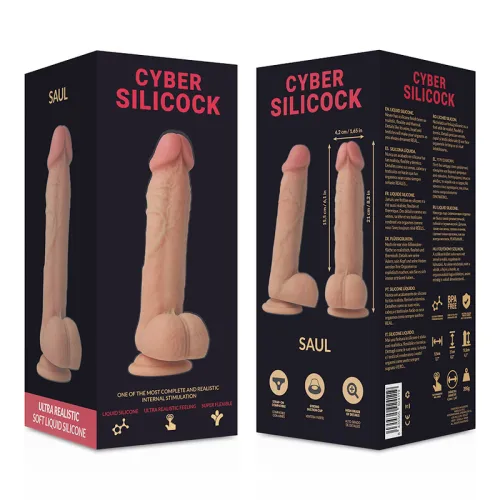 Strap On Saul Flüssigsilikon Mit 3 Ringen Gratis – Cyber Silicock
