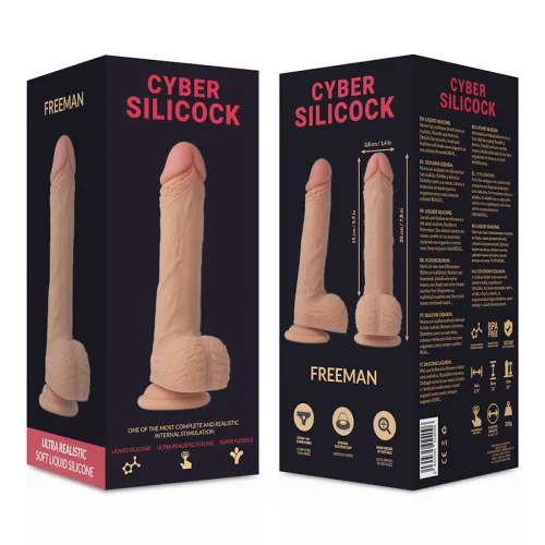 Strap On Freeman Flüssigsilikon Mit 3 Ringen Gratis – Cyber Silicock