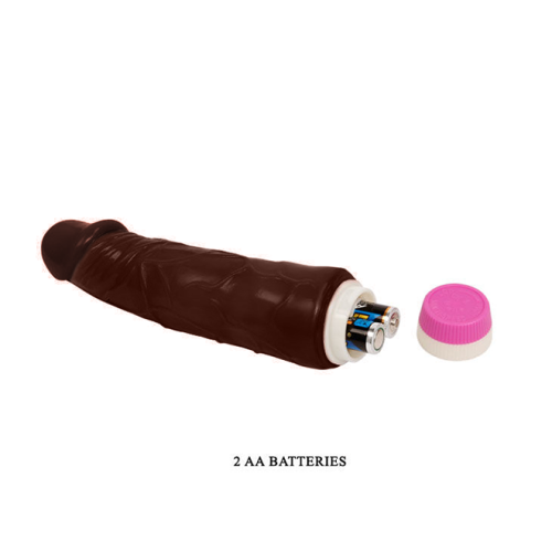 Waves Of Pleasure Vibrator 19.5cm Brown | Baile