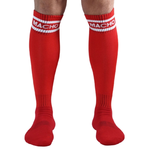 Lange Socken OneSize Rot | Macho
