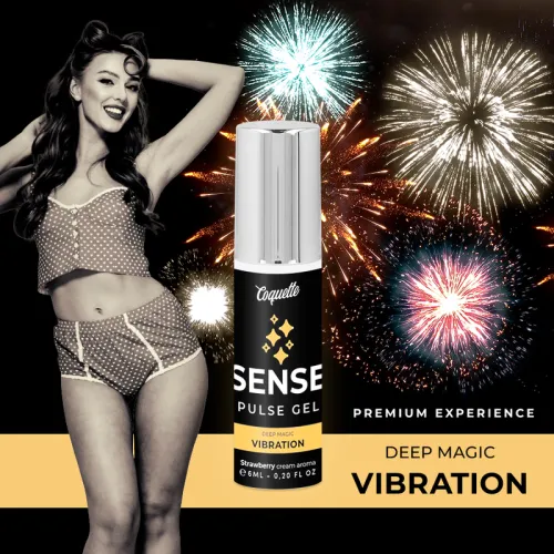 Pulse Erdbeer Vibrationsgel Premium Flüssigkeit 6ml – Coquette Chic Desire