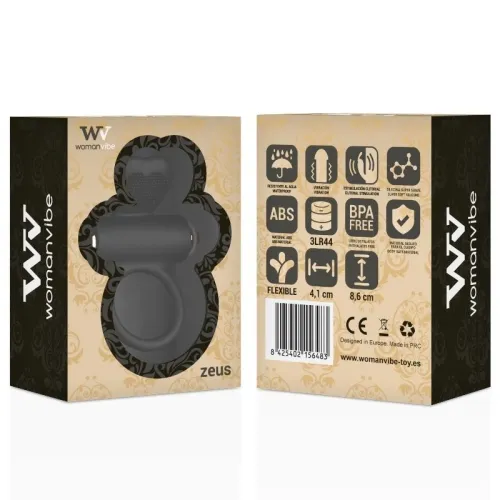 Zeus silicone vibrator ring – Womanvibe