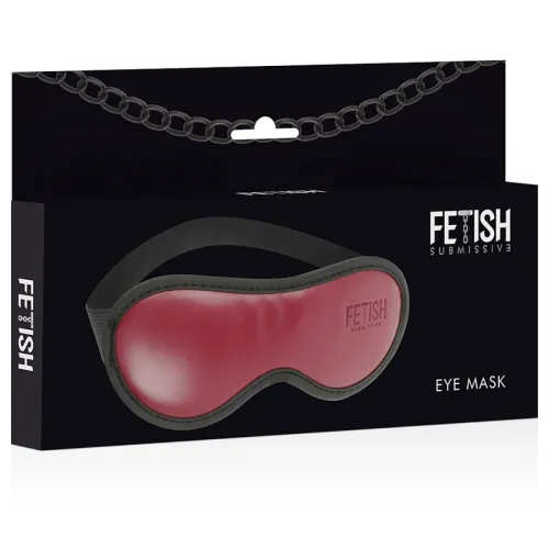 Vegan leather mask – Fetish submissive