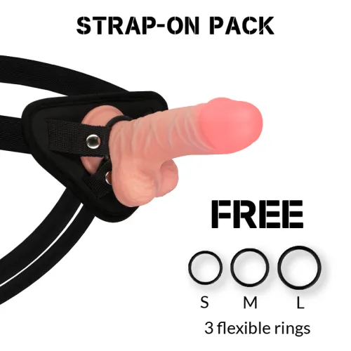 Gurt- Und Dildo Pack 17cm – Rockarmy