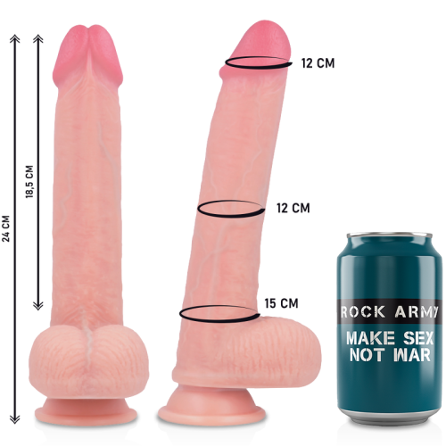 Kingcobra Gurt + Dildo 24cm | Rockarmy