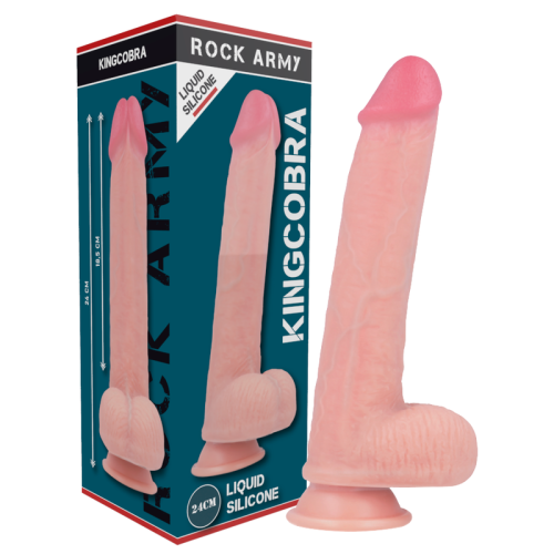 Kingcobra Gurt + Dildo 24cm | Rockarmy