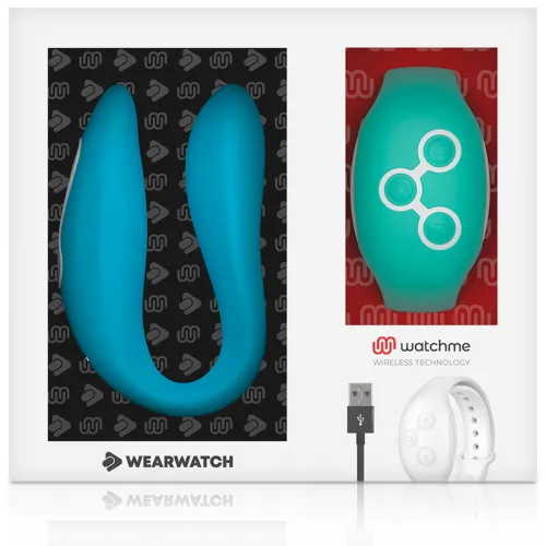 Watchme Dual Technology Vibrator Indigo/Aquamarine | Wearwatch