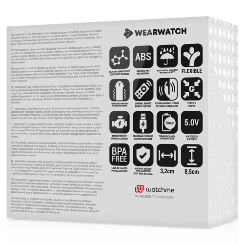 Watchme Dual Technology Vibrator Indigo / Pink | Wearwatch
